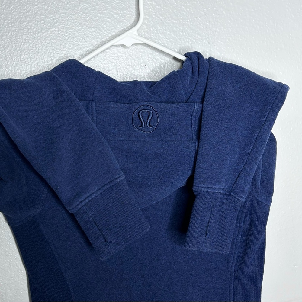 LULULEMON SCUBA HOODIE HEATHERED HERO BLUE JACKET - Picture 8 of 9
